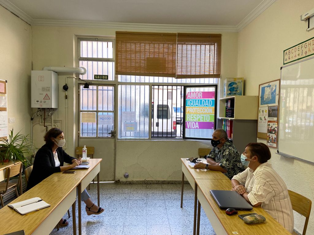 Visita de la delegada del gobierno en La Rioja