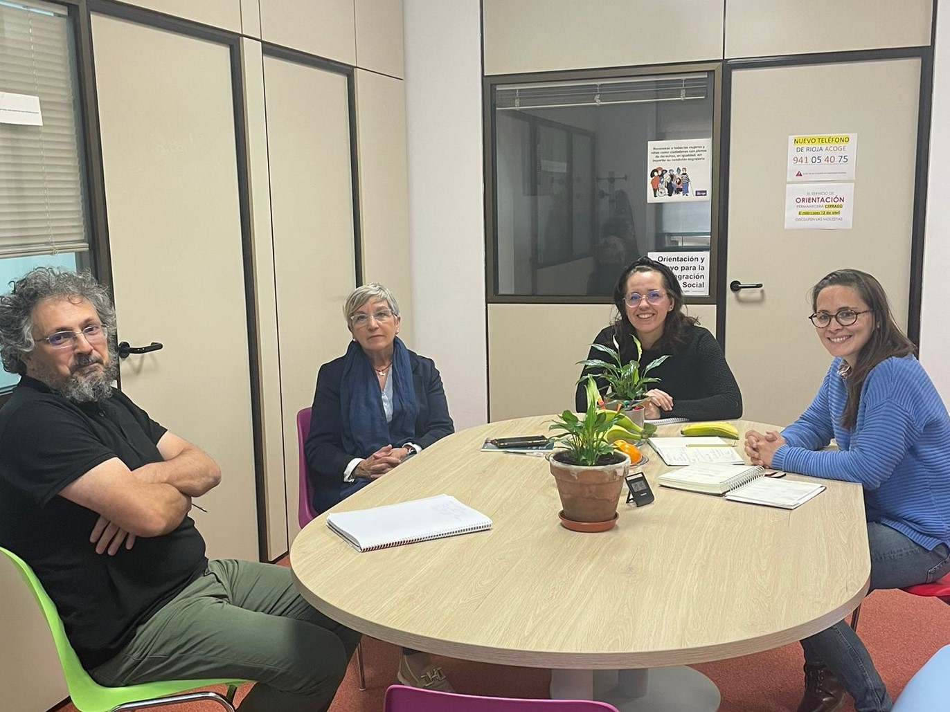 Reunión con el Colegio Oficial de Trabajo Social de La Rioja
