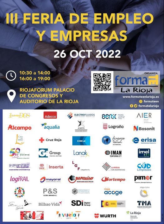 Presentes en la III Feria de Empleo de La Rioja